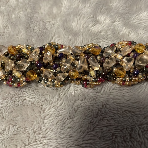 NEW Brown Bead Braid Bracelet - Picture 3 of 4